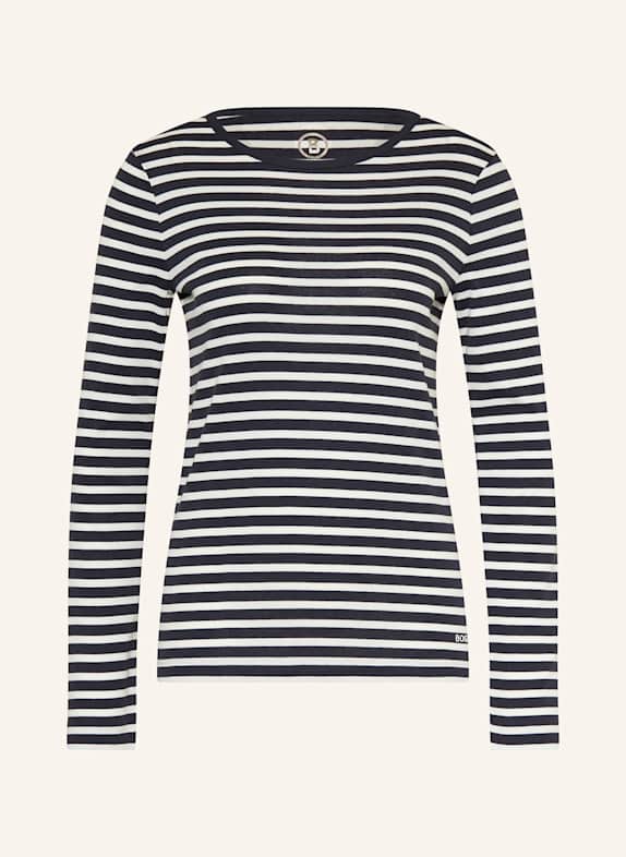 BOGNER Longsleeve LOUNA-3 DUNKELBLAU/ WEISS