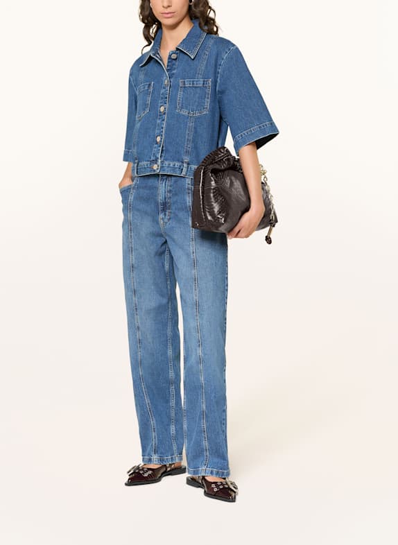 BAUM UND PFERDGARTEN Jeansbluse NO 5 C7426 Worn Out Blue