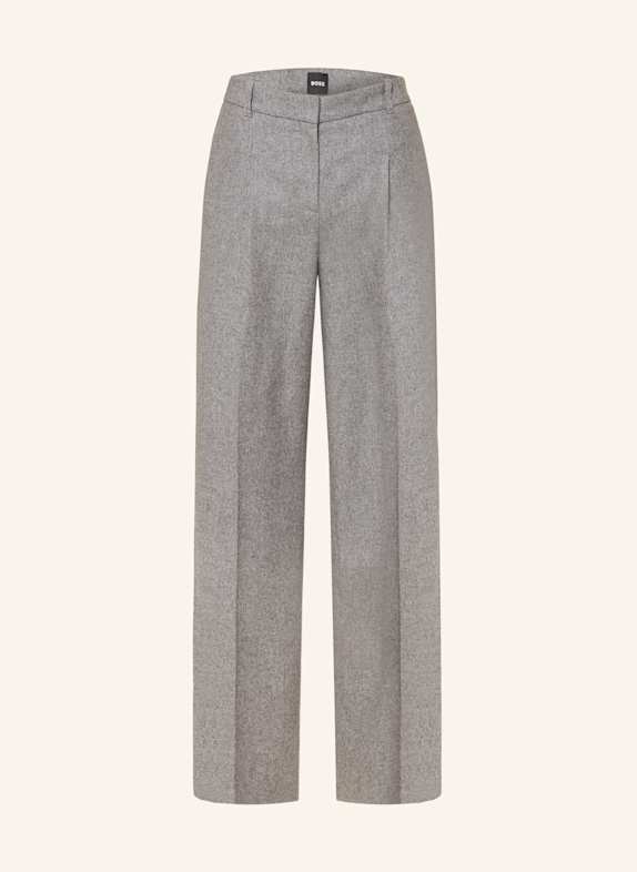 BOSS Wide leg trousers TIANA GRAY