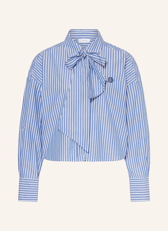 darling harbour Hemdbluse mit abnehmbarer Schluppe blue/ white