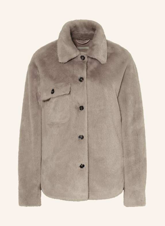 lilienfels Kunstpelz-Jacke TAUPE