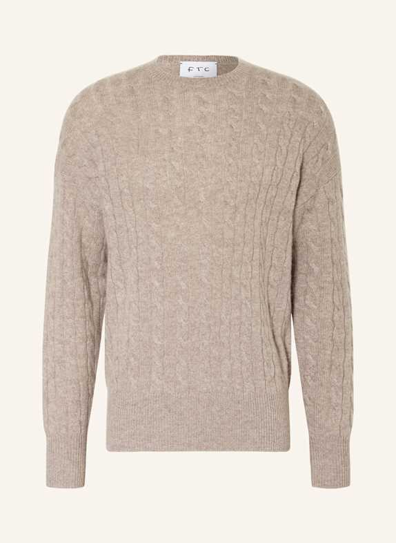 FTC CASHMERE Pullover aus Cashmere BEIGE