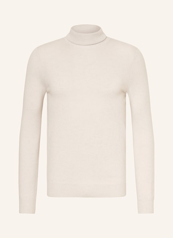 FTC CASHMERE Rollkragenpullover aus Cashmere ECRU