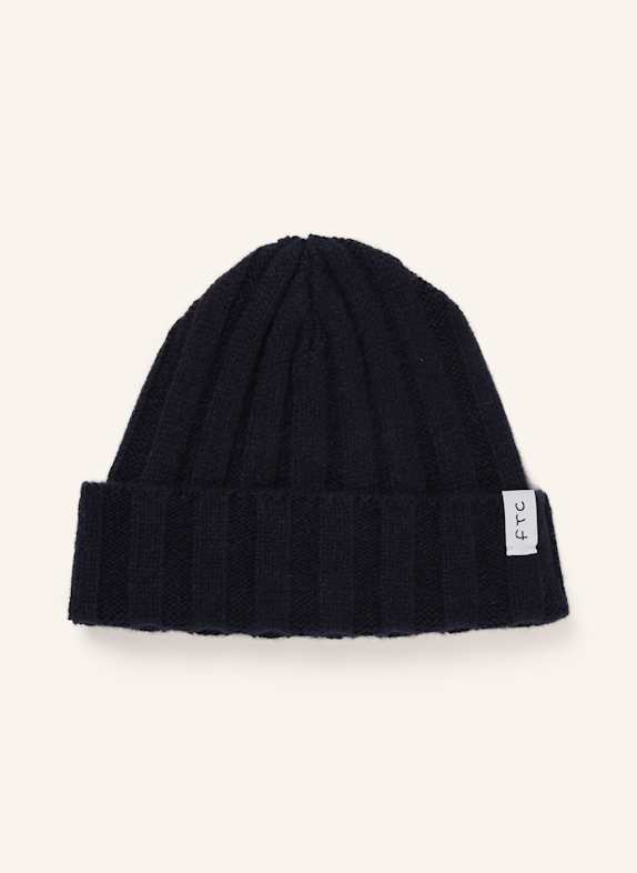 FTC CASHMERE Cashmere-Mütze DUNKELBLAU