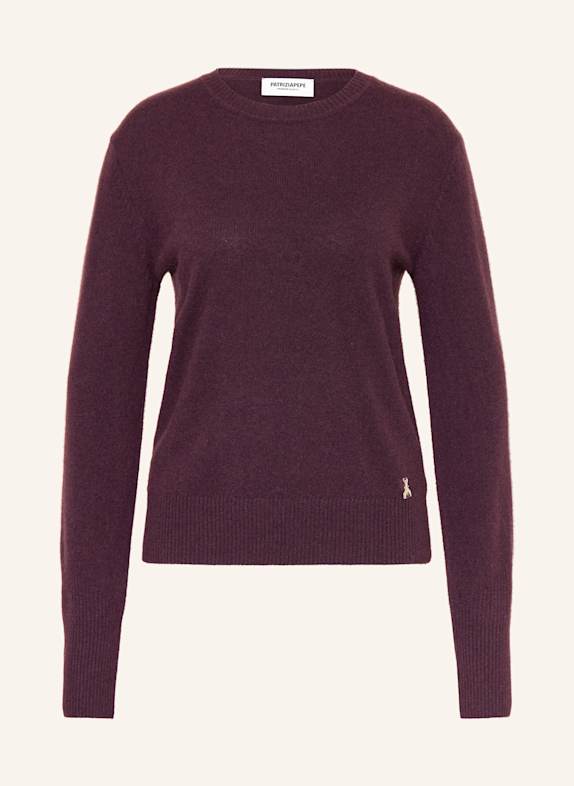 PATRIZIA PEPE Cashmere-Pullover DUNKELROT