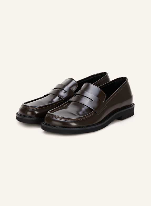 THEA MIKA Penny-Loafer DUNKELBRAUN