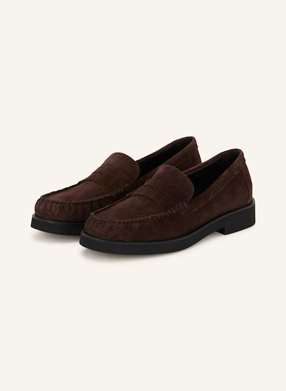 THEA MIKA Penny loafers BROWN
