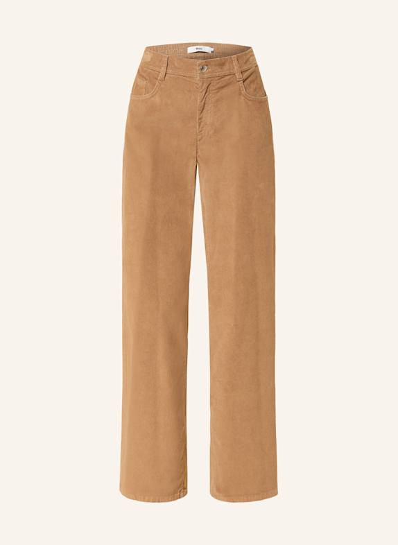BRAX Pantalon en velours côtelé MORGAN MARRON CLAIR