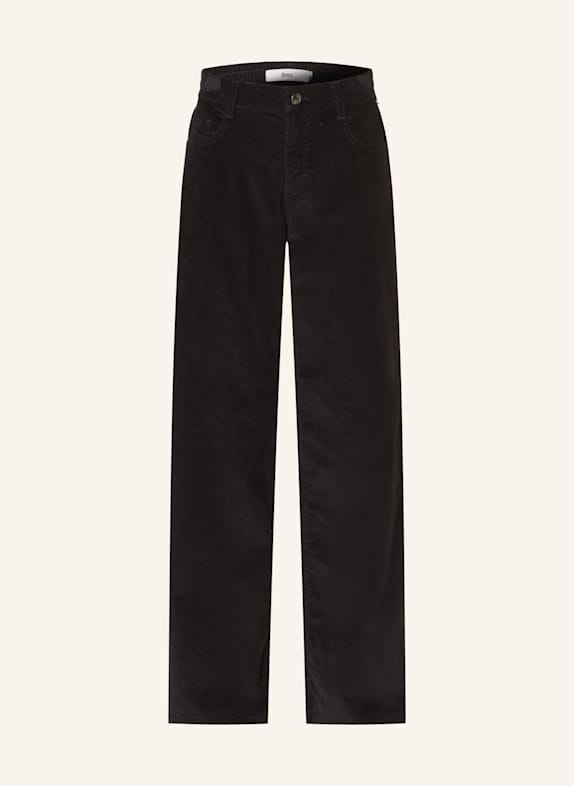 BRAX Pantalon en velours côtelé MORGAN NOIR
