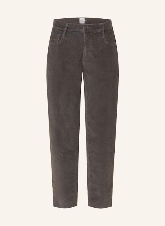 BRAX Pantalon en velours côtelé MILEY S GRIS FONCÉ