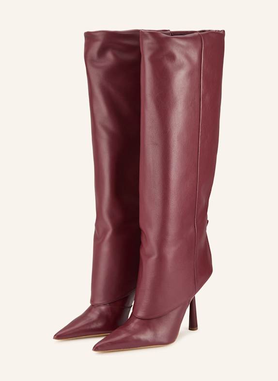 GIA BORGHINI Boots ROS31 DARK RED
