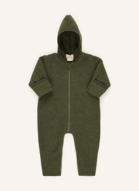 ENGEL Fleece-Overall DUNKELGRÜN
