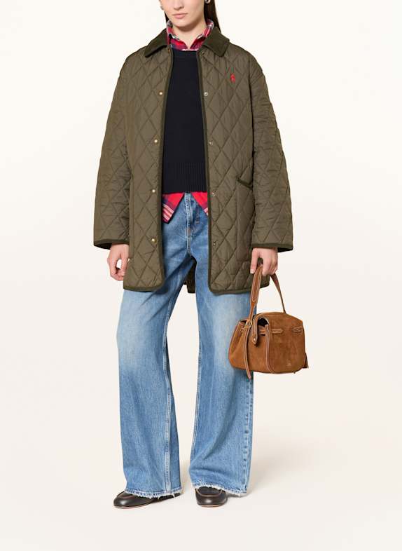 POLO RALPH LAUREN Quilted coat DARK GREEN