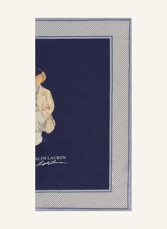 mix & match Scarf DARK BLUE/ BROWN/ CREAM