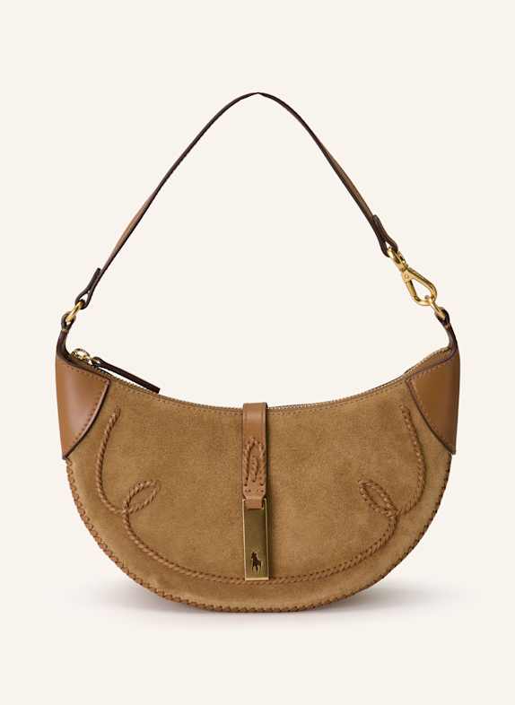 POLO RALPH LAUREN Handtasche POLO ID CAMEL/ COGNAC