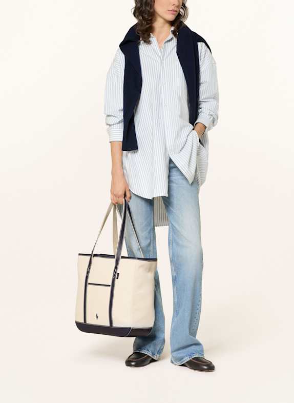 POLO RALPH LAUREN Shopper ECRU / DONKERBLAUW