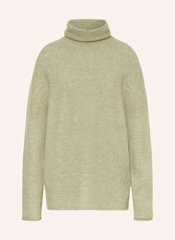 DRYKORN Rollkragenpullover NEPHELA mit Alpaka HELLGRÜN