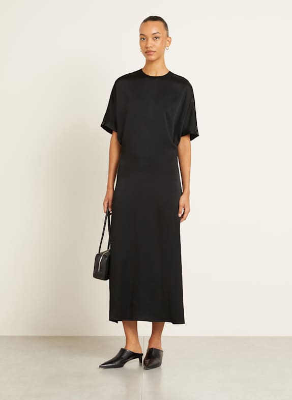 GAUCHERE Cocktail dress made of satin BLACK