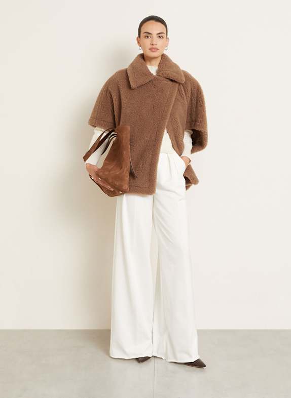 Max Mara Cape TEBE mit Kamel CAMEL