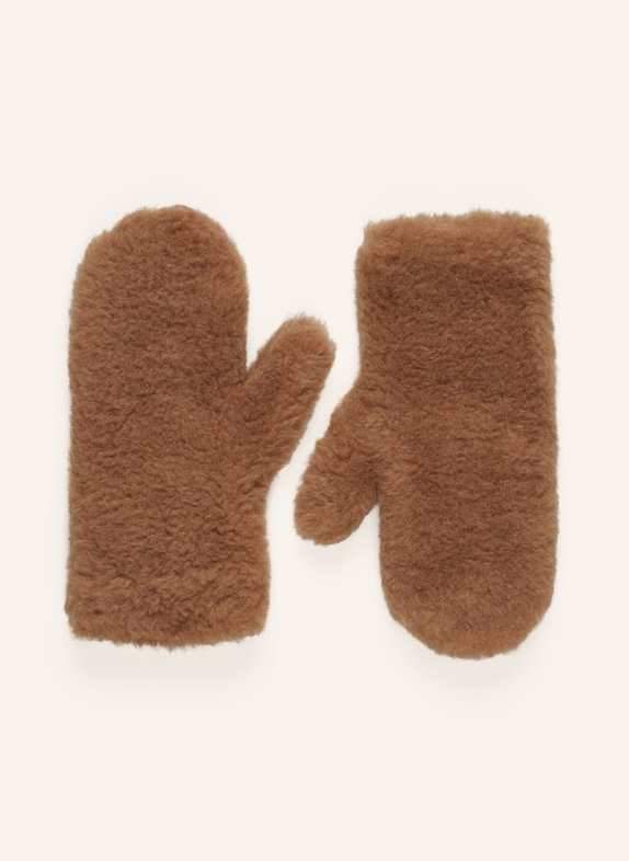 Max Mara Kamelhaar-Fäustlinge OMBRAT BRAUN