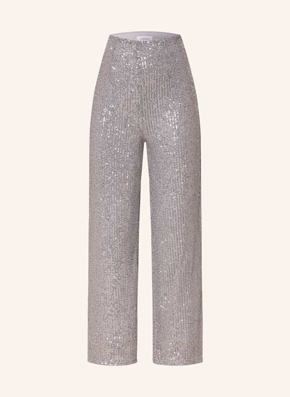 darling harbour Marlenehose mit Pailletten GREY