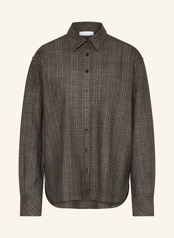 darling harbour Shirt blouse BROWN/ BLACK/ BLUE