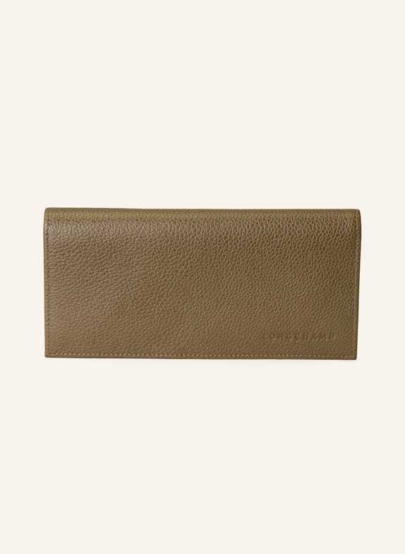 LONGCHAMP Geldbörse FOULONNE LONG CONTINENTAL WALLET KHAKI