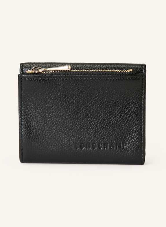 LONGCHAMP Geldbörse FOULONNE COMPACT WALLET SCHWARZ