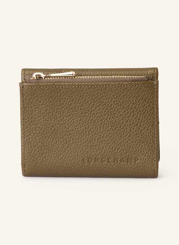 LONGCHAMP Geldbörse FOULONNE COMPACT WALLET KHAKI