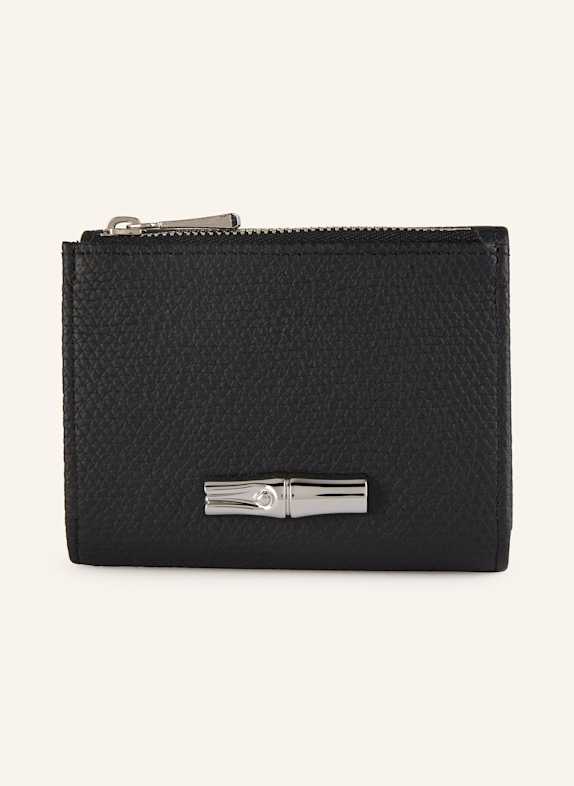 LONGCHAMP Geldbörse ROSEAU SCHWARZ