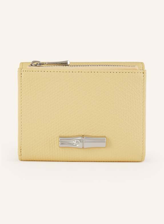 LONGCHAMP Geldbörse ROSEAU HELLGELB