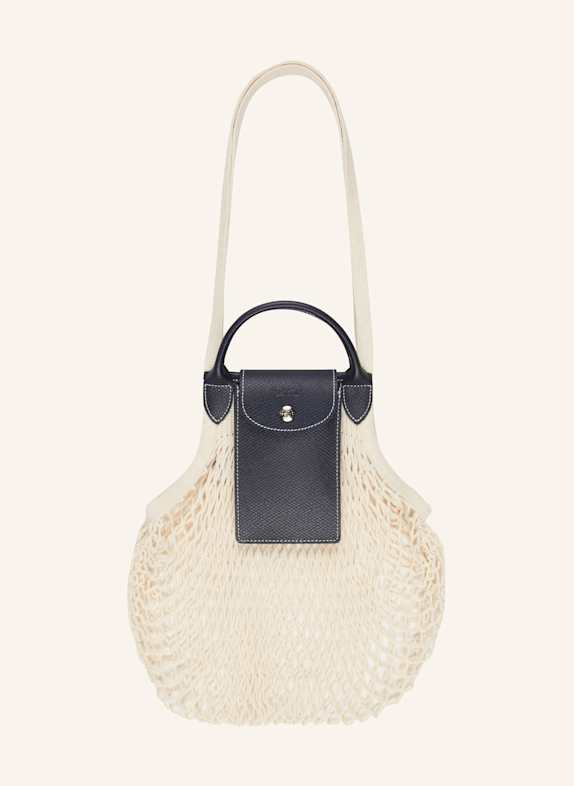 LONGCHAMP Handtasche LE PLIAGE LARGE ECRU/ DUNKELBLAU