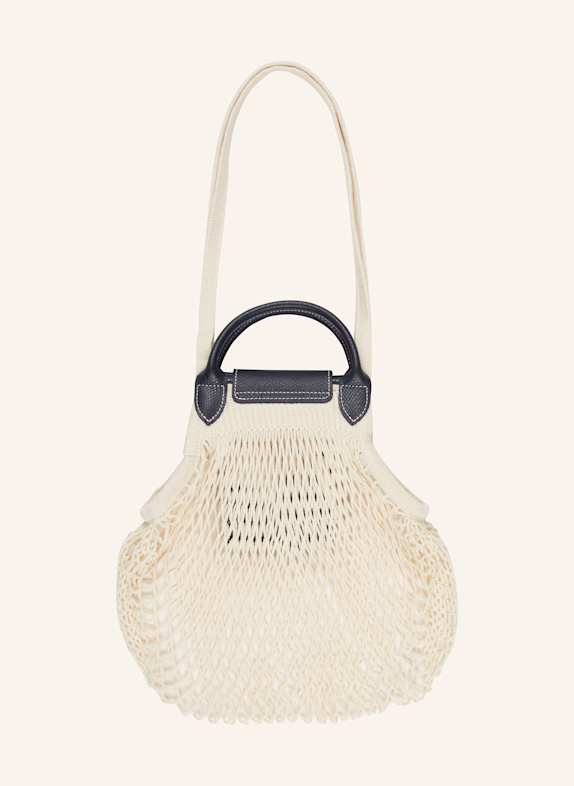 LONGCHAMP Geantă de mână LE PLIAGE LARGE ECRU / ALBASTRU ÎNCHIS