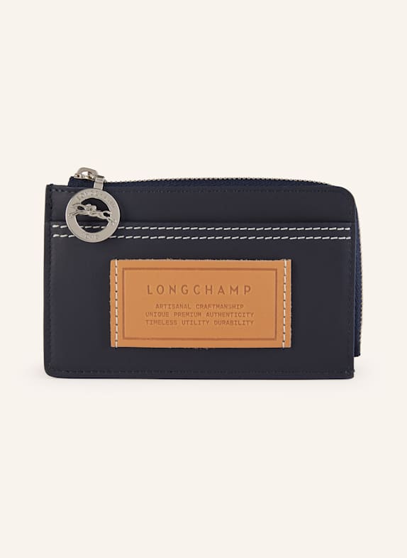 LONGCHAMP Kartenetui LE PLIAGE XTRA DUNKELBLAU/ HELLBRAUN