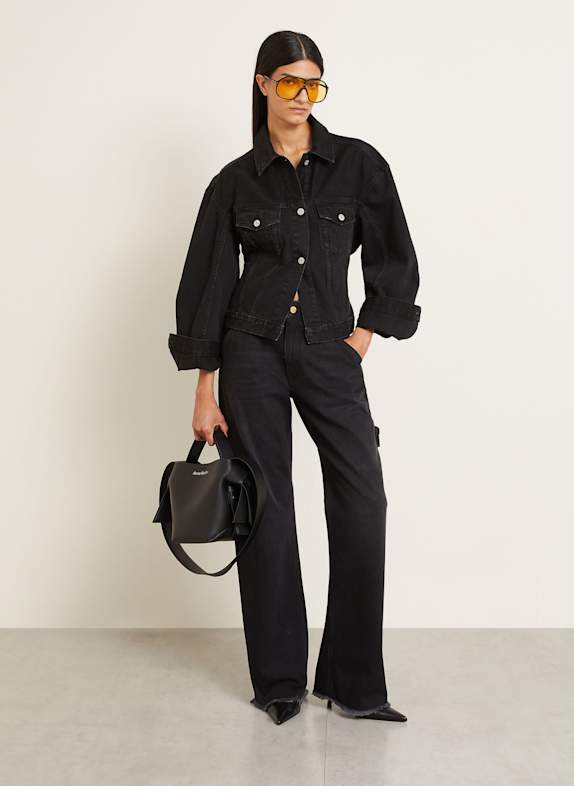 DARKPARK Rechte jeans LARA W102 USED BLACK