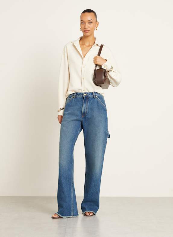 DARKPARK Rechte jeans LARA W053 MEDIUM WASH