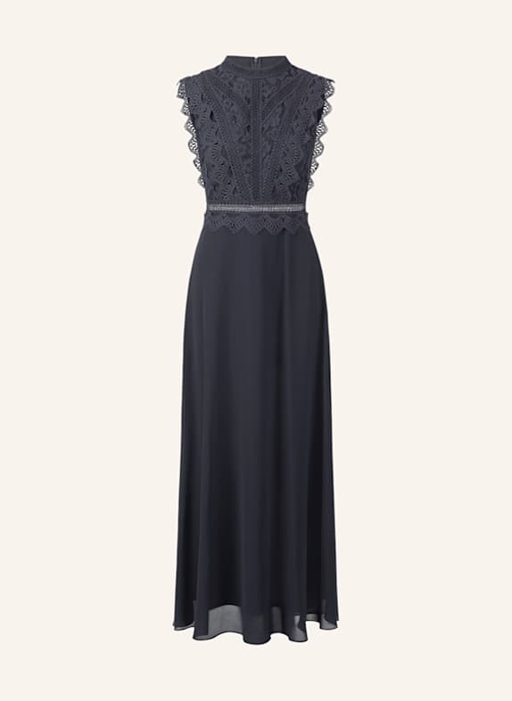 APART Abendkleid mit Lochspitze DUNKELBLAU