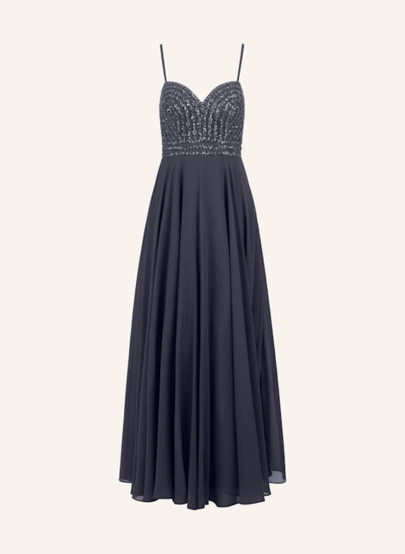 APART Abendkleid mit Pailletten DUNKELBLAU