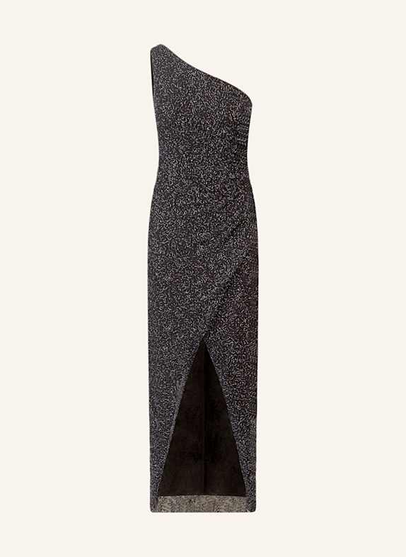 APART Abendkleid mit Schmucksteinen und Pailletten DUNKELBLAU
