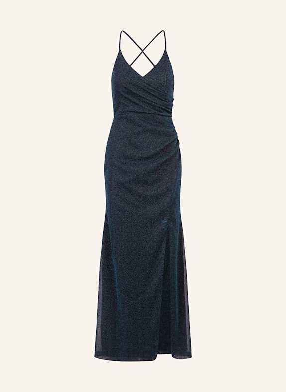 APART Abendkleid mit Glitzergarn DUNKELBLAU