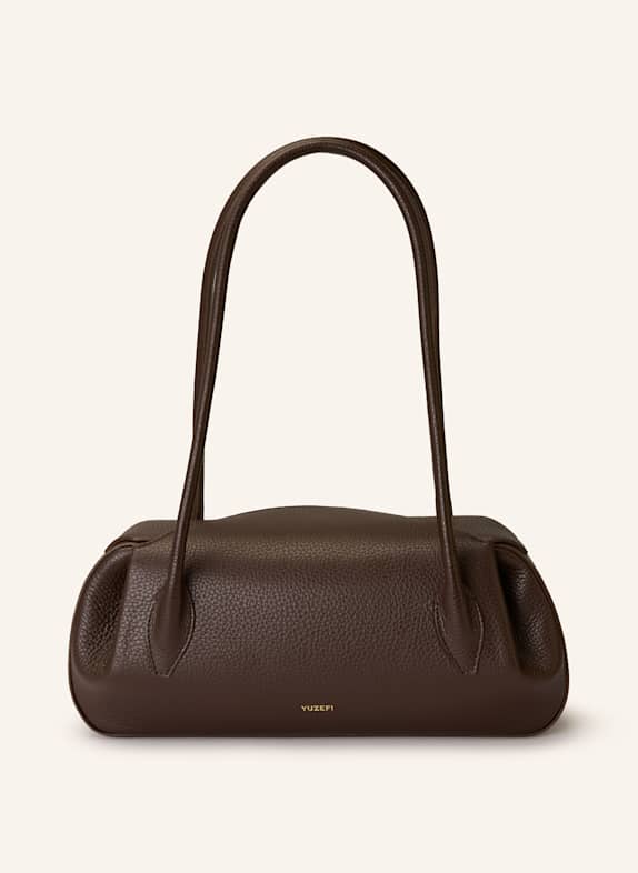 YUZEFI Schultertasche OYSTER DUNKELBRAUN