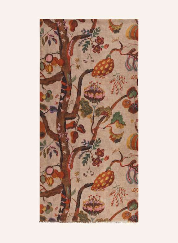 CODELLO Scarf BEIGE / RED / GREEN