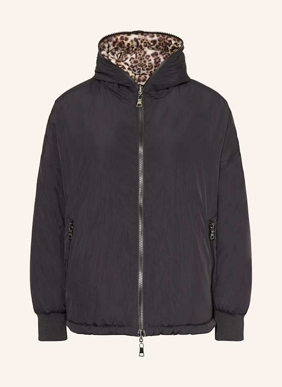 No.1 Como Jacke CHERRY zum Wenden SCHWARZ