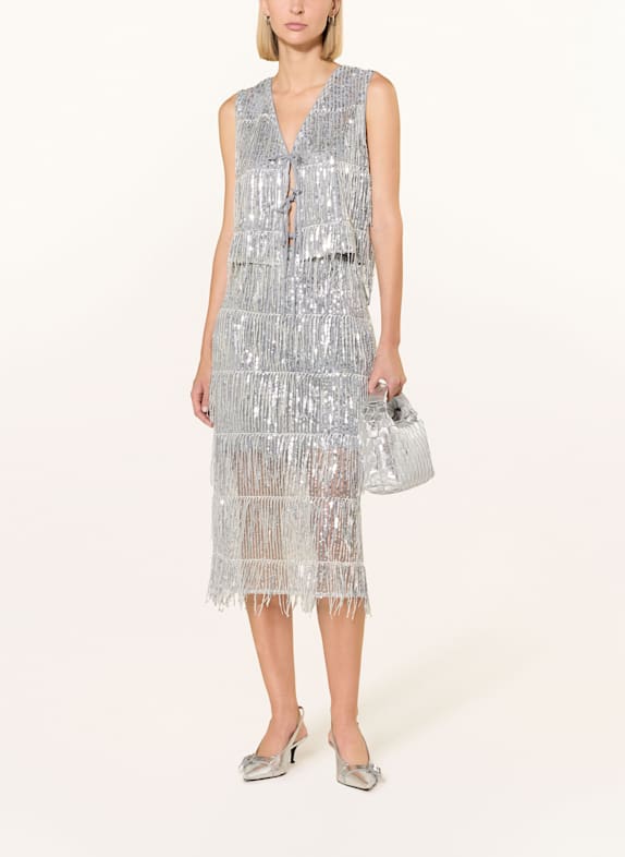 CPH MUSE Top CMSEQUOIA with sequins SILVER