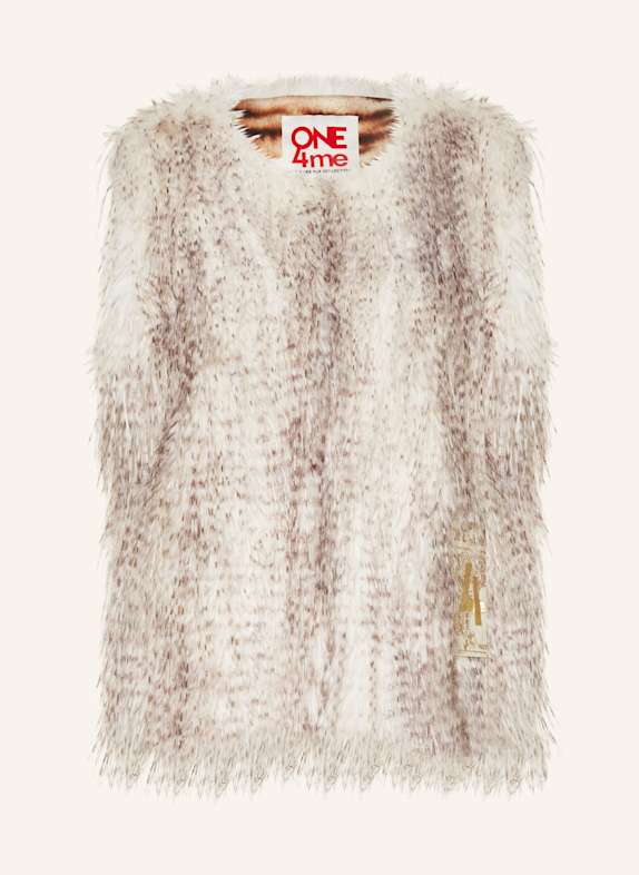 Grace Kunstpelz-Weste CREME