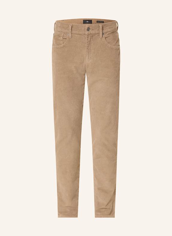 7 for all mankind Cordhose THE STRAIGHT Regular Fit BEIGE