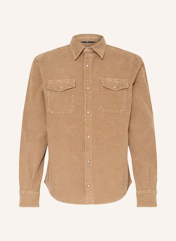 7 for all mankind Koszula wierzchnia ze sztruksu BEŻOWY