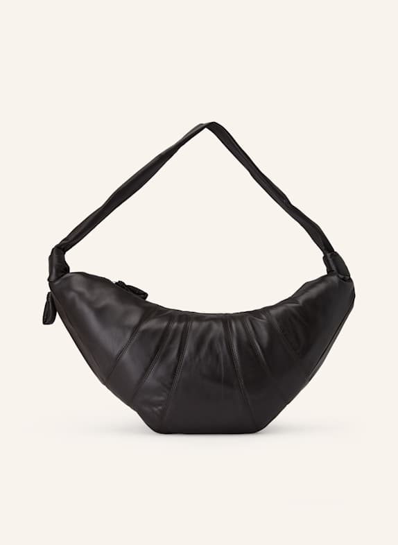LEMAIRE Crossbody bag CROISSANT LARGE with pouch DARK BROWN