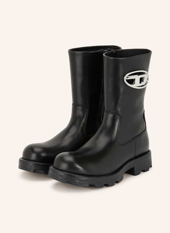 DIESEL Biker boots D-HAMMER DARK BLUE