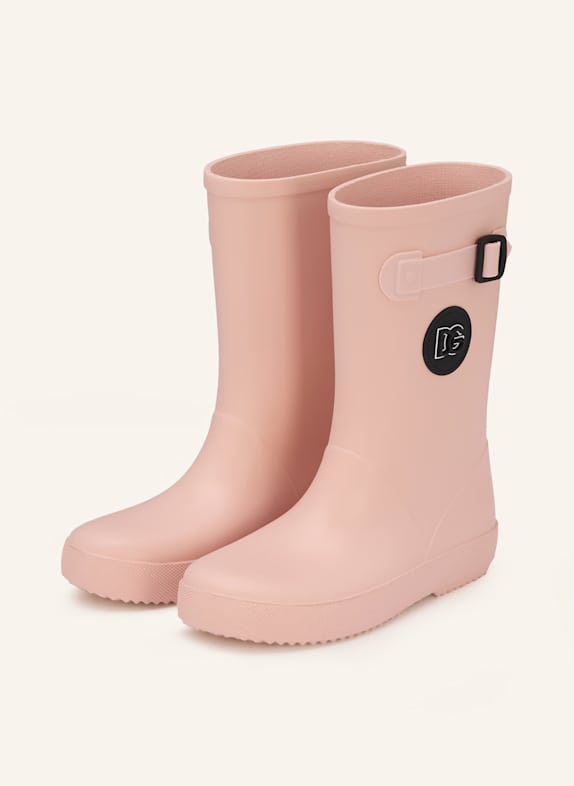 DOLCE & GABBANA Gummistiefel ROSA